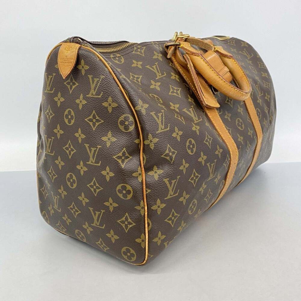 LOUIS VUITTON Brown Monogram Keepall 45 Boston Bag - Picture 2 of 12